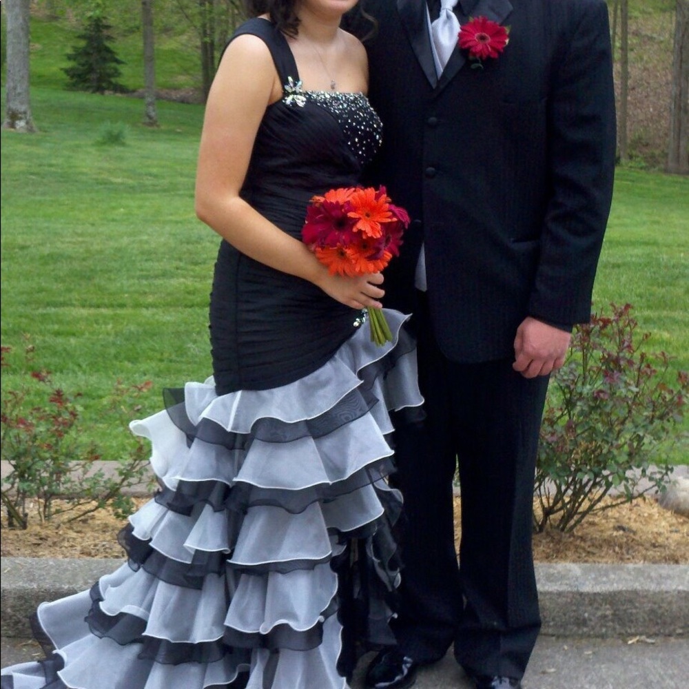 Blush prom dress